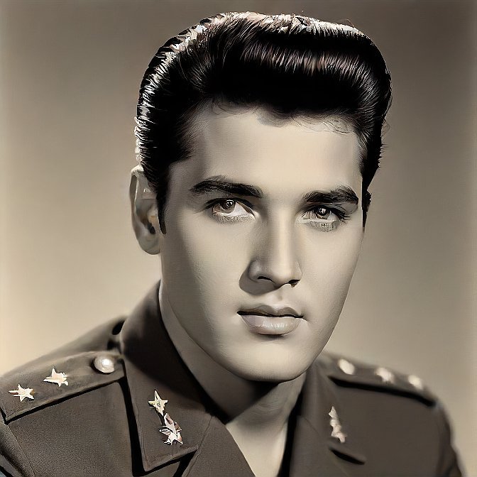 elvis army haircut