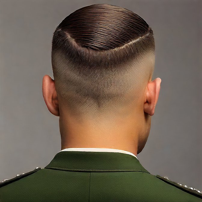 Classic Military Haircut