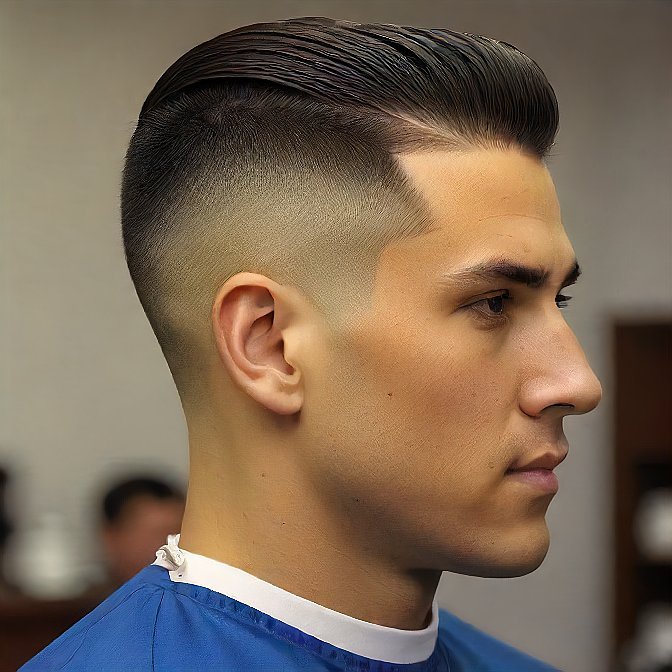 navy haircut